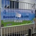 glanspolyester spandoek