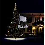 vlaggenmast kerstboom 