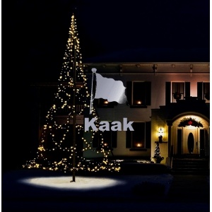 vlaggenmast kerstboom 