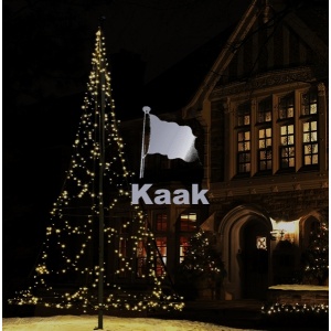 vlaggenmast kerstboom 